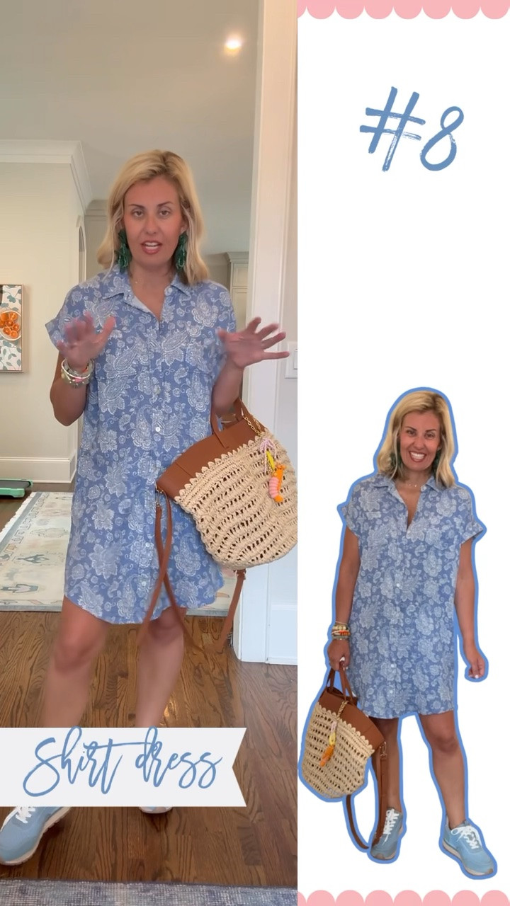 Such a cute dress!! This is a gauze material, which is so nice and lightweight. I’m in xs dress & 8 sneaker. 

*code Catherine20 at Allie + Bess

#LTKdayinmylife #LTKmomlife #LTKSaleAlert