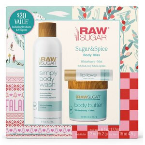 Raw Sugar Sugar & Spice Holiday Body Bliss Gift Set | CVS Health