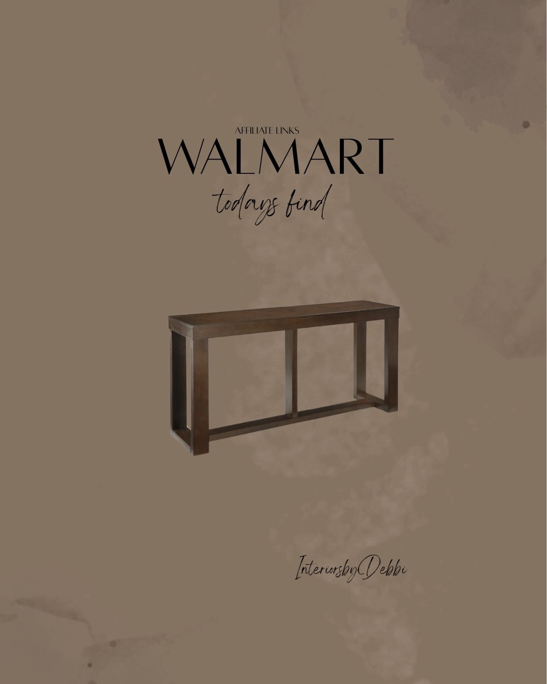 Walmart Find
Console table, sofa table, transitional home, modern decor, amazon find, amazon home, target home decor, mcgee and co, studio mcgee, amazon must have, pottery. barn, Walmart finds, affordable decor, home styling, budget friendly, accessories, neutral decor, home finds, buy new arrival, coming soon, sale alert, high end look for less, Amazon favorites, Target finds, cozy, modern, earthy, transitional, luxe, romantic, home decor, budget friendly decor #walmart

#LTKSeasonal #LTKHome