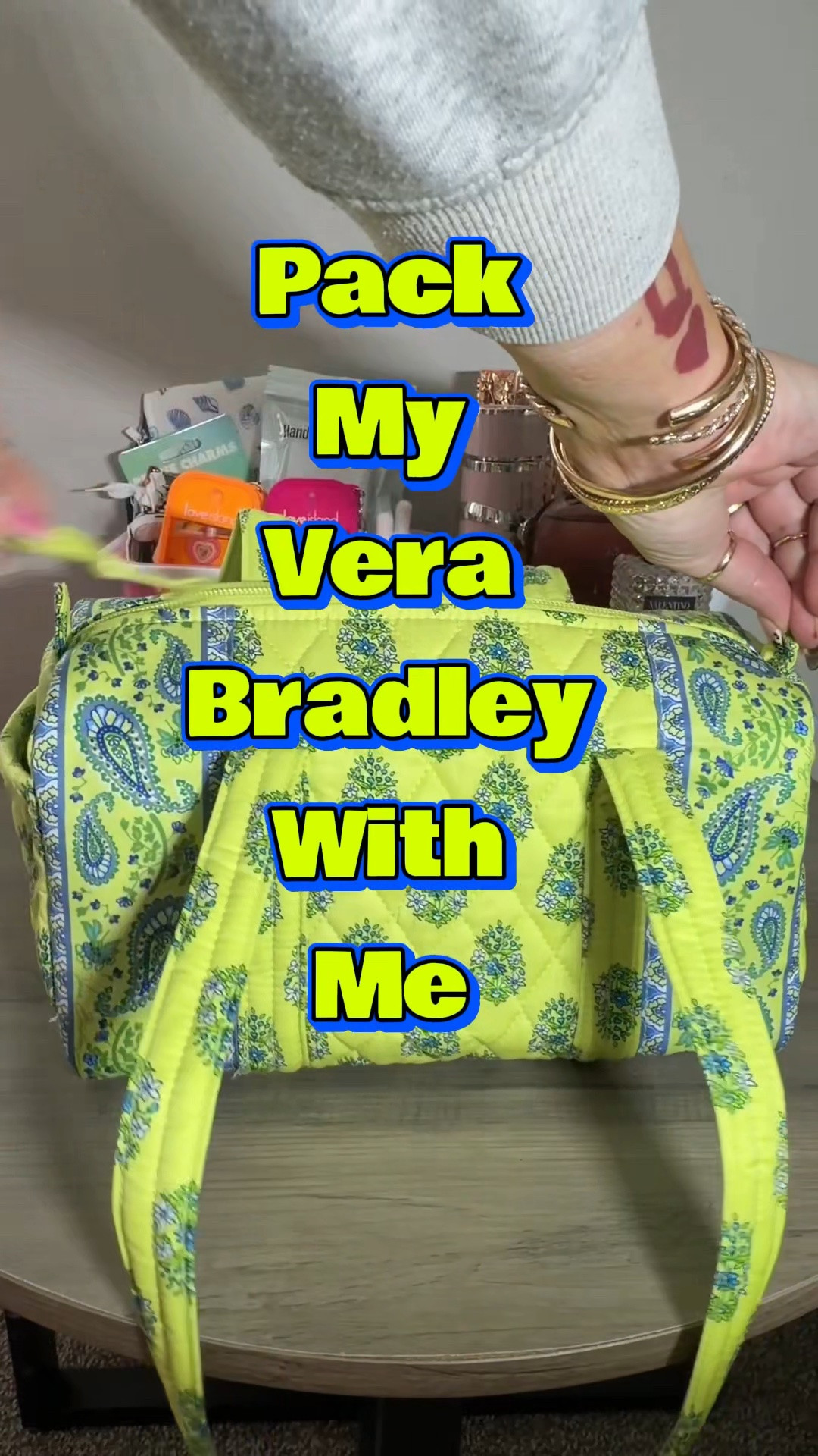 Pack my Vera Bradley purse with me! Not only does this bag give me nostalgia but this purse is UNDER $80! It’s definitely a stunner in person! It’s VERY bright LIME GREEN/blue and the color makes it a PERFECT summer bag!! I get more compliments on this bag than my designer bags! You won’t be sorry you purchased this!

#LTKmomlife #LTKBeauty #LTKselfcare
