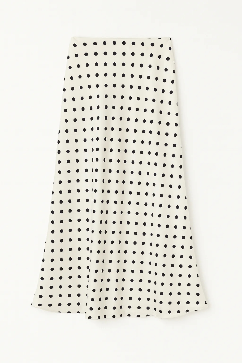 Vivienne Polka Dot Satin Midi Skirt | MTT Collective