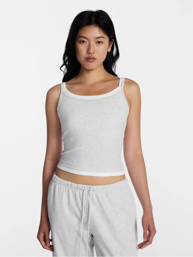 No Boundaries Women\u2019s and Women\u2019s Plus Sleepwear Double Cami, Sizes XXS \u2013 3X | Walmart (US)