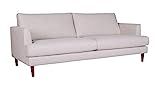 Amazon Brand – Rivet Canton Deep Mid-Century Modern Sofa Couch, 88.6"W, White | Amazon (US)