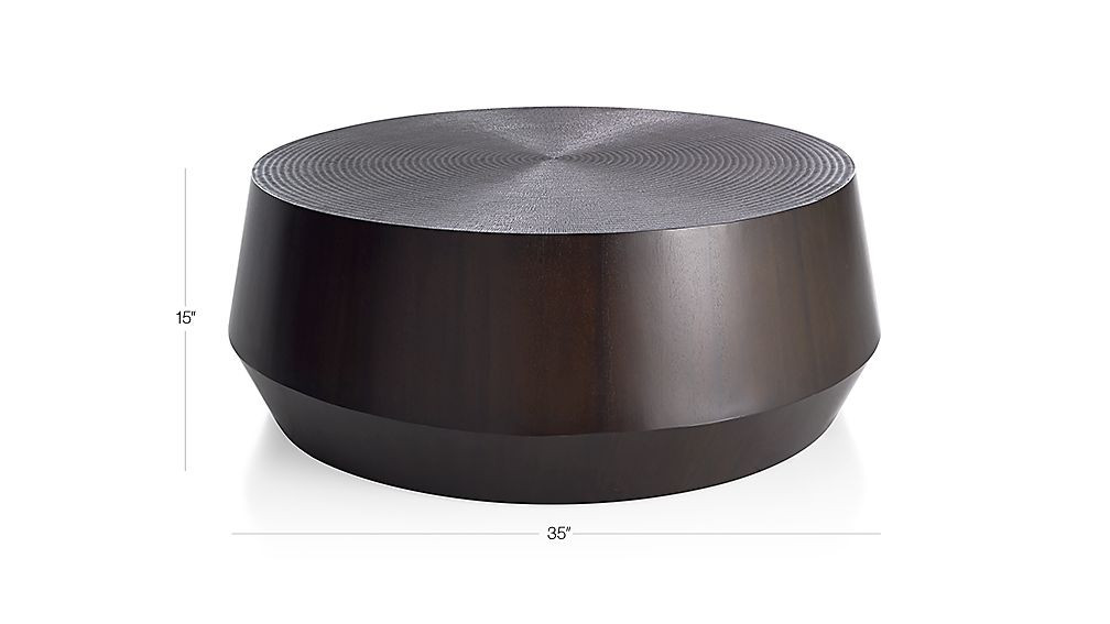 Udan Round Coffee Table + Reviews | Crate and Barrel | Crate & Barrel