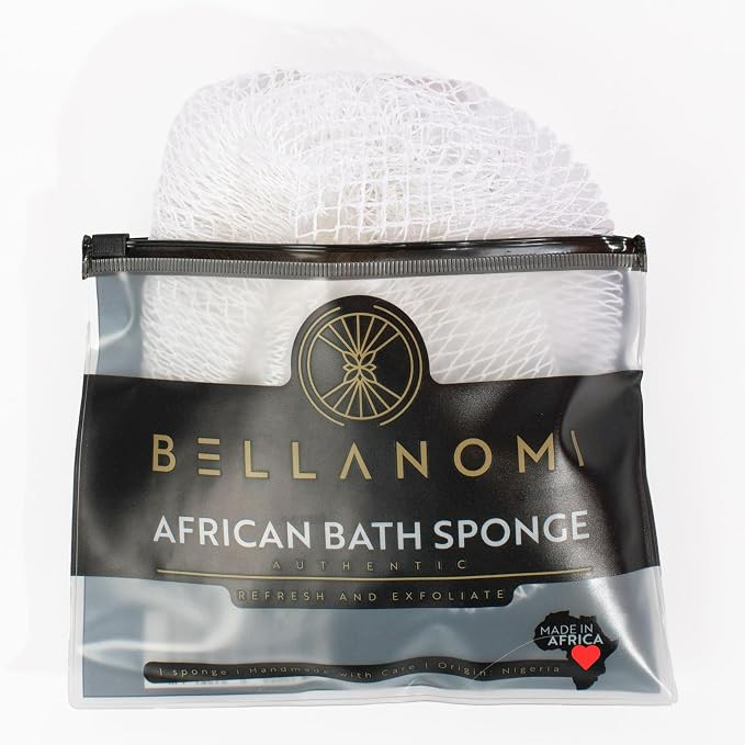 BELLANOMI African Exfoliating Net Sponge, Authentic, Ethically sourced from Nigeria, 45 inches Lo... | Amazon (US)