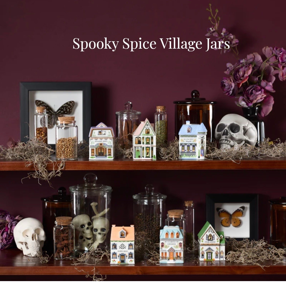 New haunted arrivals at Lenox! The cutest Spice Village Addition to the set. Halloween Spice jars and more! Hurry before they are gone forever!
#foodies #backing #cooking #kitchendecor #fallbaking #spicejars #Halloween 👻

#LTKmomlife #LTKfoodie #LTKHome