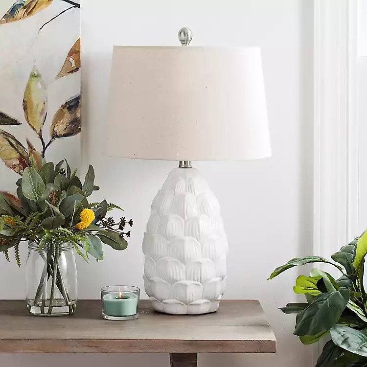 Cream Artichoke Table Lamp | Kirkland's Home