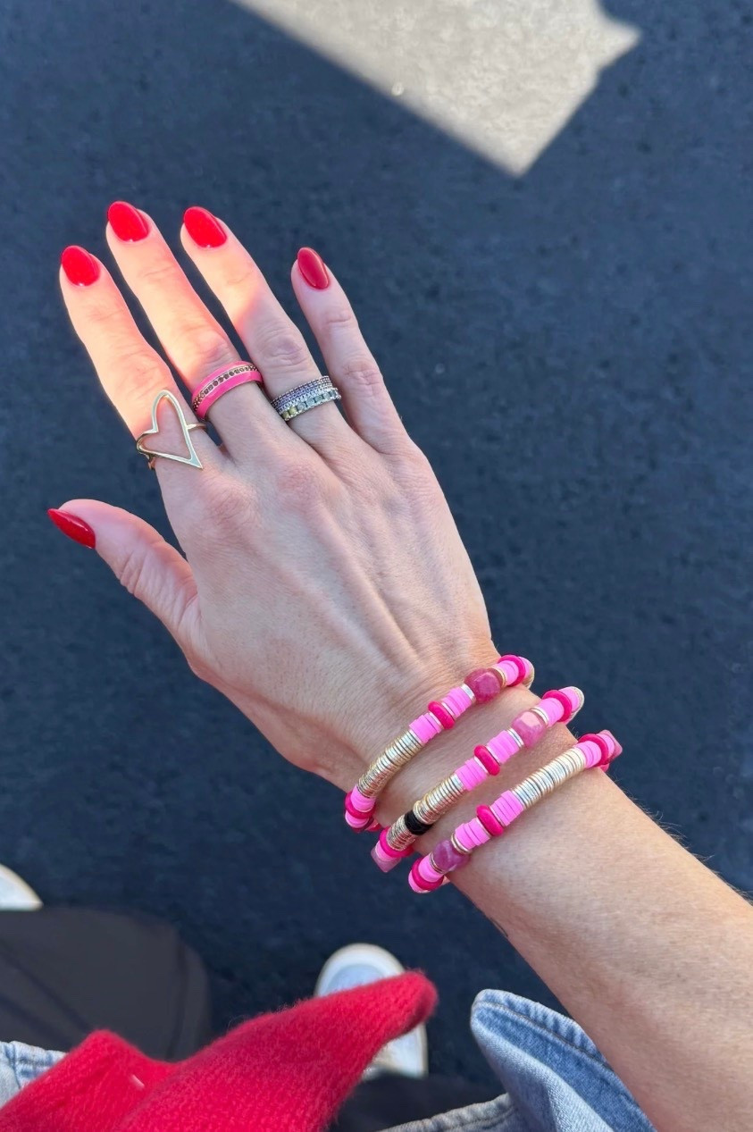 50% off these bracelets! Use code color to save!! @ALLIE+BESS 

#LTKValentine #LTKgrwm #LTKootd