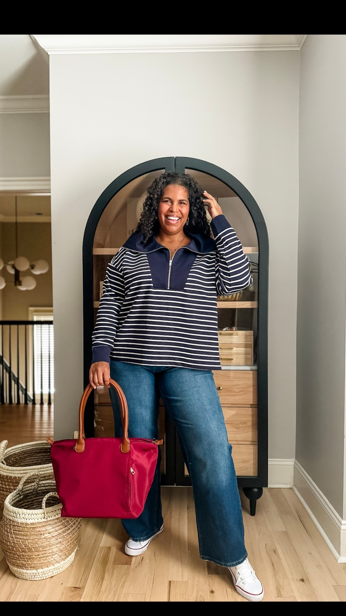 This fabulous pullover is $14 today! I have it in three colors. I went up to a 3x for an oversized fit. Wearing size 20 in jeans.

#LTKFindsUnder50 #LTKPlusSize #LTKSaleAlert