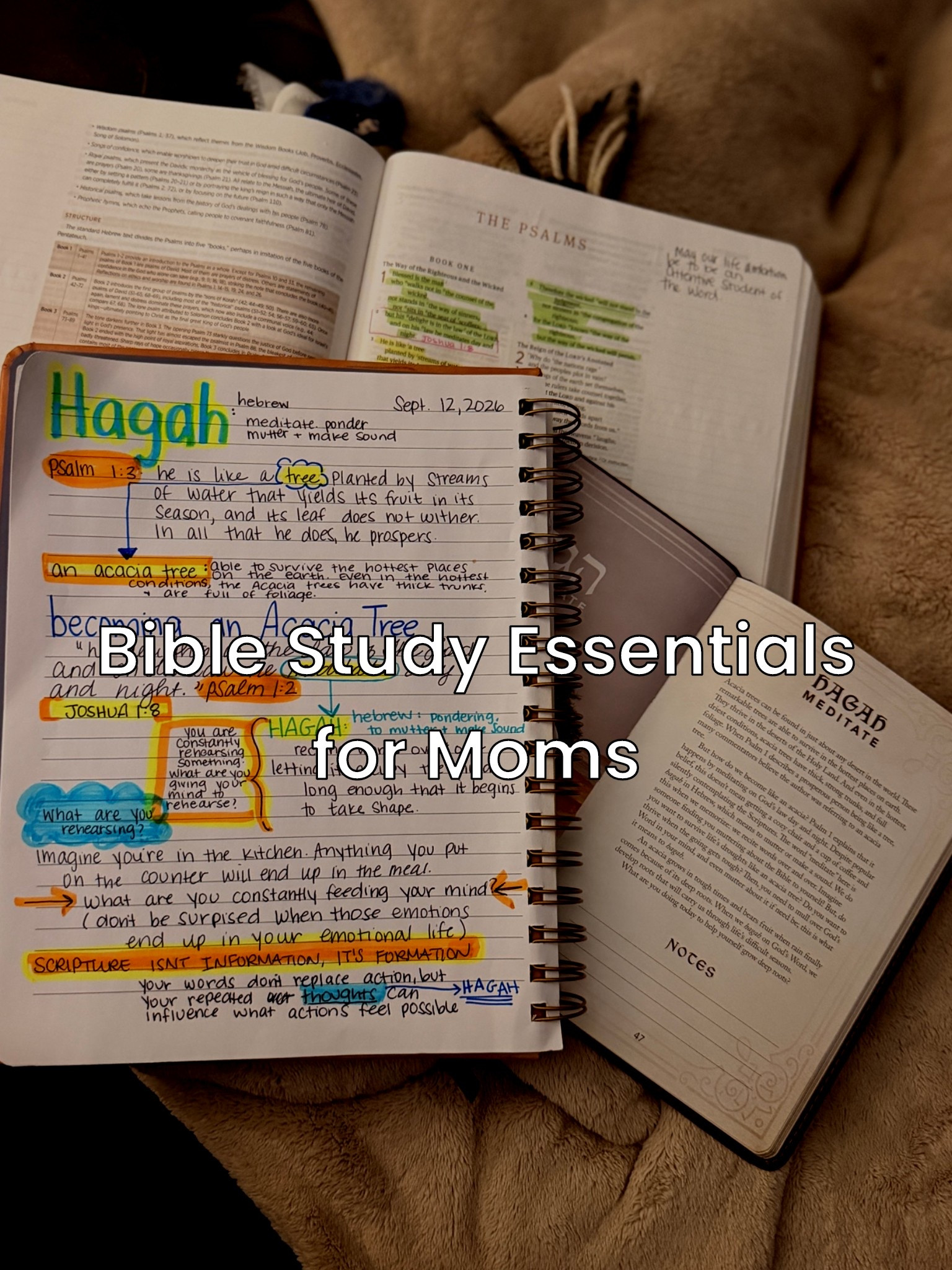 Bible study essentials for a mom ready to deepen her personal quiet time.

#LTKmomlife #LTKdayinmylife #LTKKids