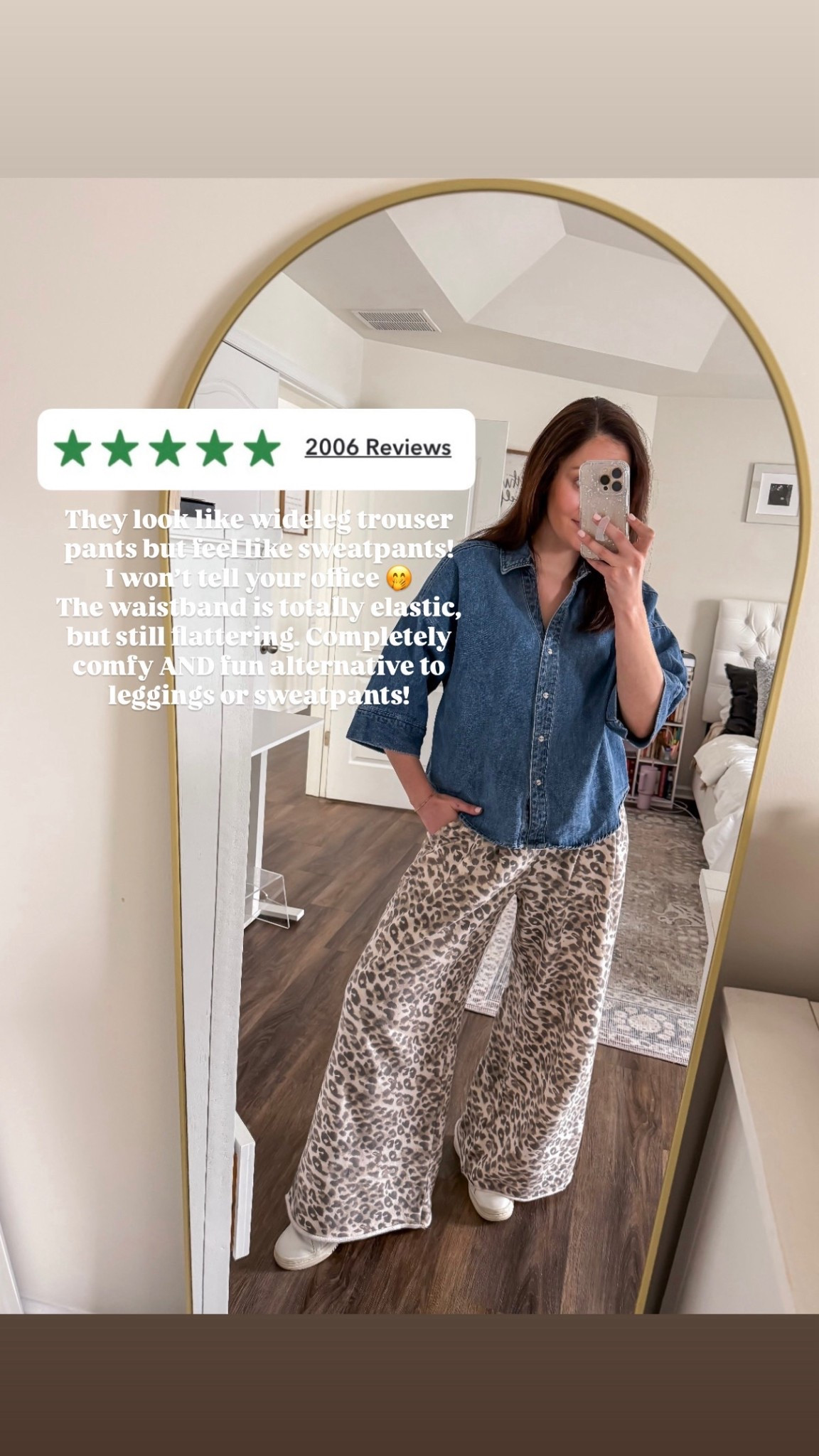 They look like wide leg trousers but feel like sweatpants! 🙌🏼

#LTKootd #LTKWorkwear