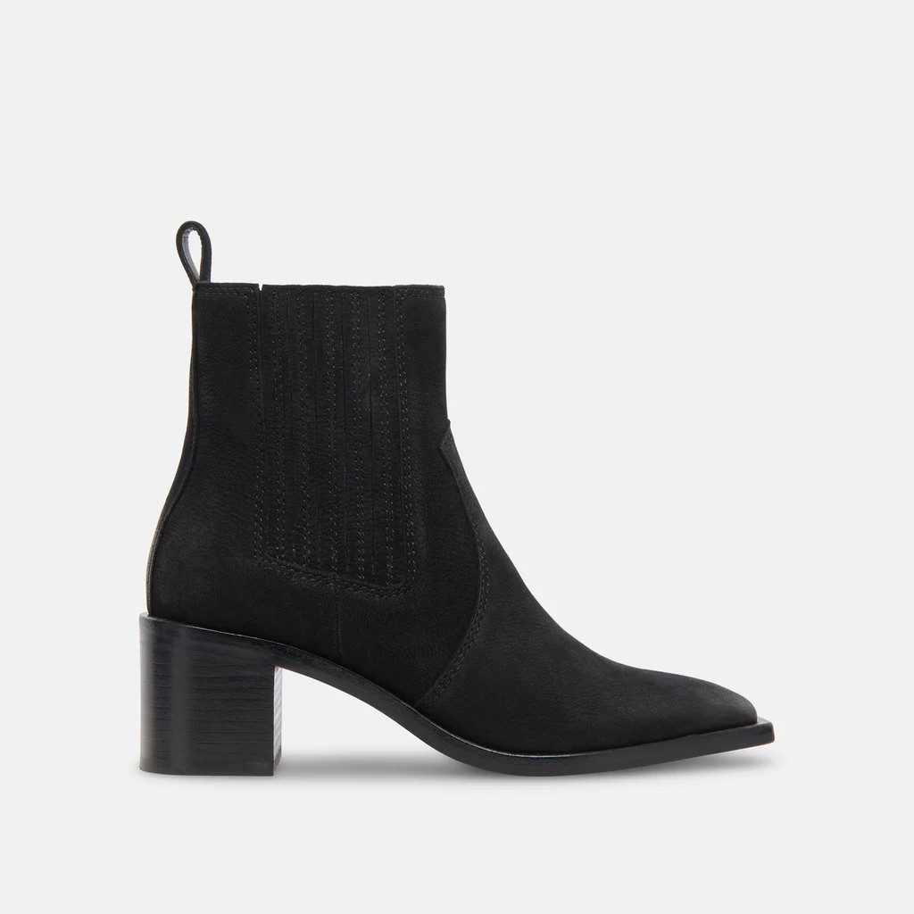 IRNIE BOOTIES BLACK NUBUCK | DolceVita.com