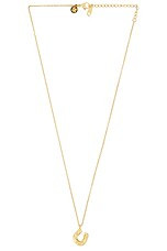 petit moments Horse Shoe Charm Necklace in Gold from Revolve.com | Revolve Clothing (Global)