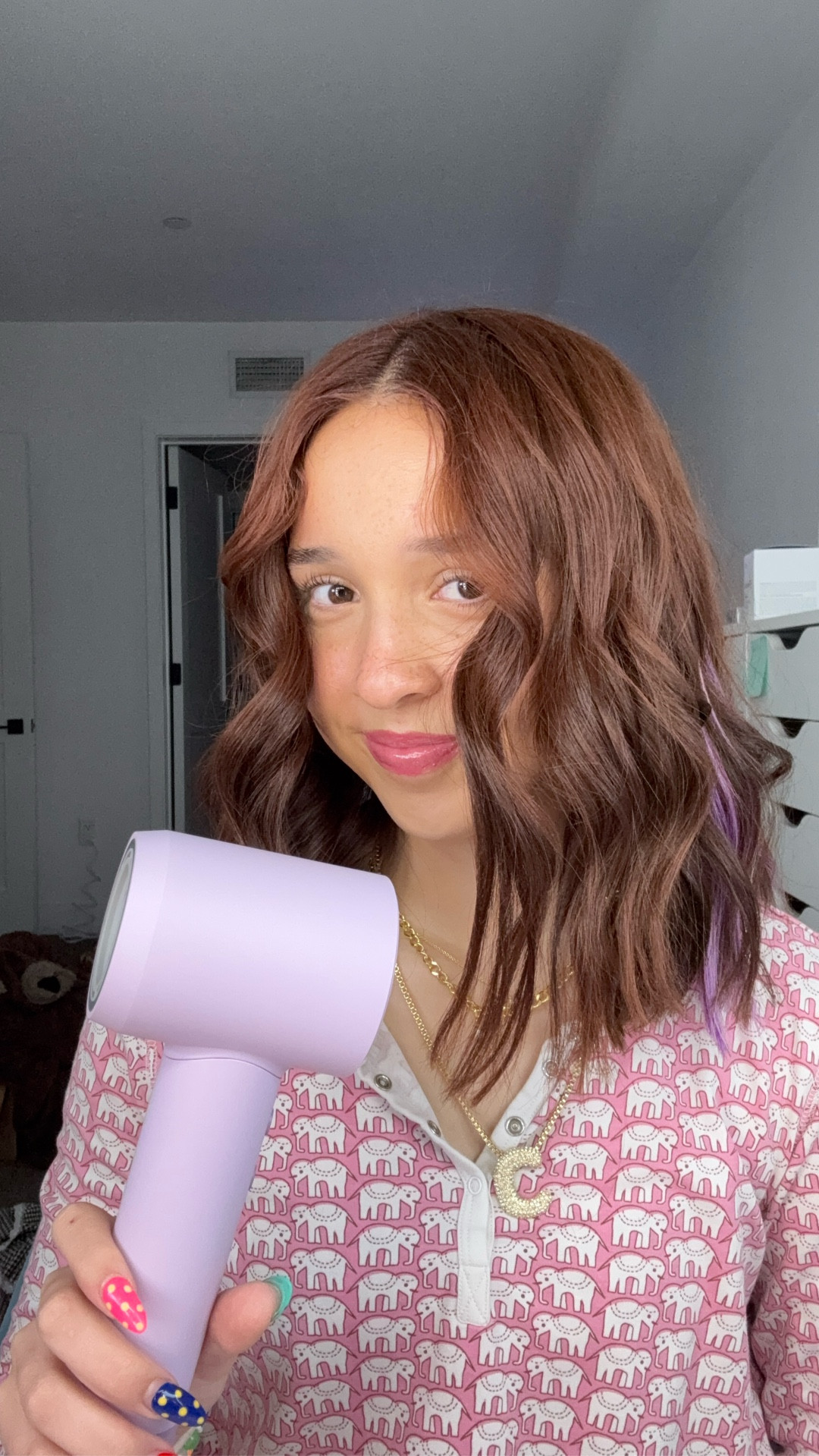 #ad hair is shiny and perfect thanks to my @Laifen US hair dryer!! 80x!! Up to 25% OFF + Extra 5% w/ my code lisi5off #hair #hairdryer #hairtok #everythingshower  #Paidlink  @laifen_tech 