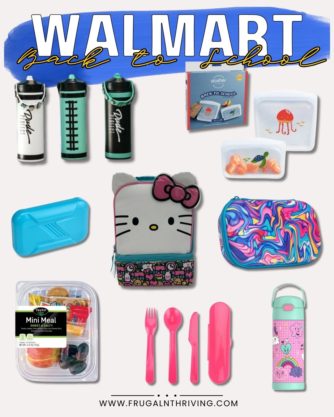 #WalmartPartner Mom hack 👏🏼 Shopping on @Walmart for Back to School saved me so much time (and stress). 

📚 From snack bags + water bottles to backpacks and lunch kits, I found everything we needed in one spot. 🙌🏼

#LTKSeasonal #LTKFindsUnder50 #LTKKids