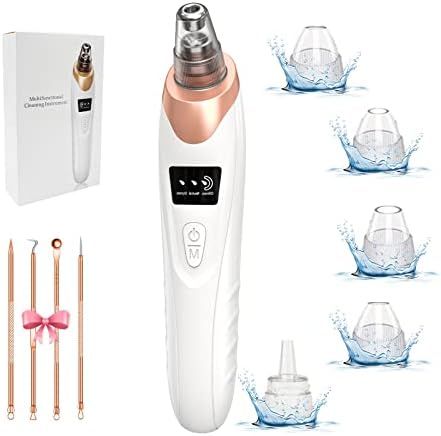 2022 Newest Blackhead Remover Pore Vacuum,Upgraded Facial Pore Cleaner-5 Suction Power,5 Probes,U... | Amazon (US)