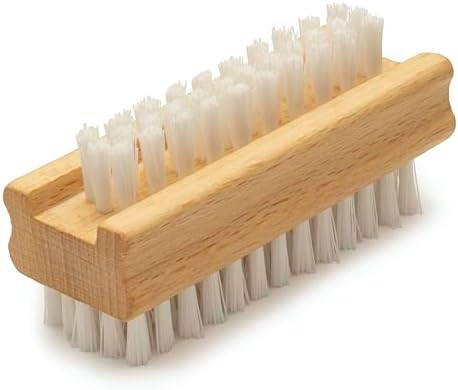 Konex Non-Slip Wooden Two-sided Hand and Nail Brush. Fingernail Brush for Nail Cleaning and Scrub... | Amazon (US)