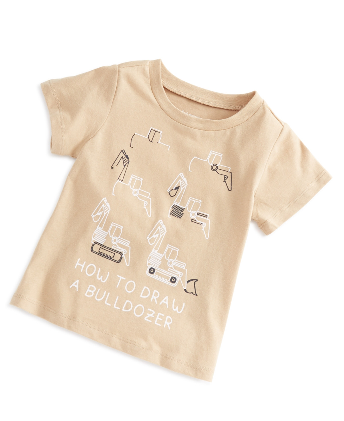 First Impressions Baby Boys Draw A Bulldozer T-Shirt, Created for Macy's | Macys (US)
