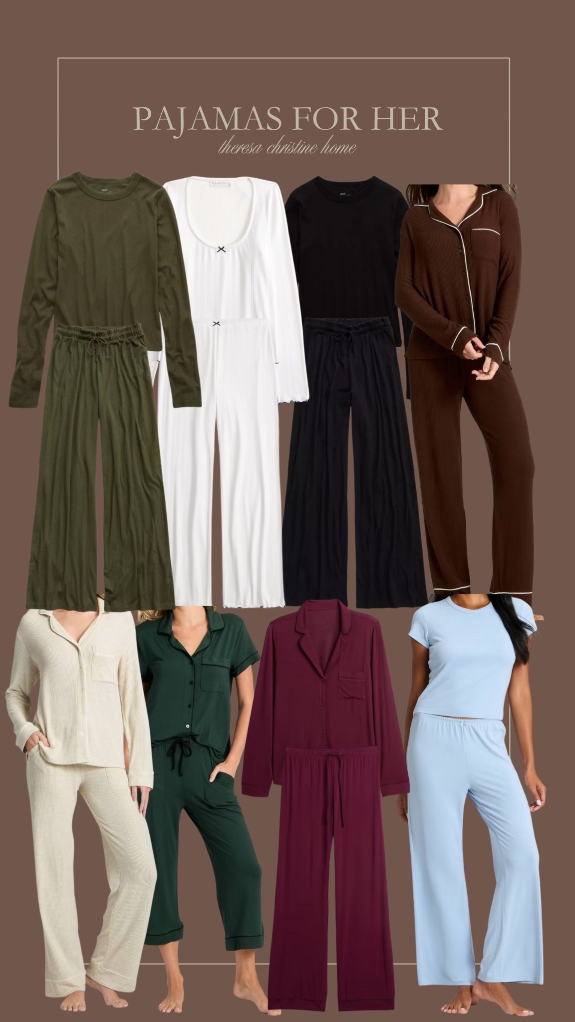 Pajamas for her! Loving these cozy, neutral matching sets for the women in my life. It would make such a good gift, too! 🙌🏻✨

#LTKGiftGuide