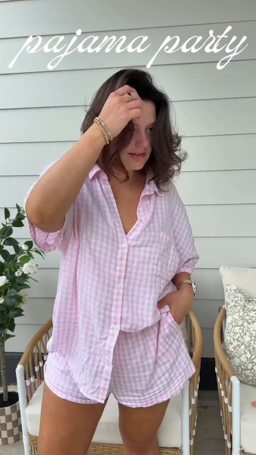 Pink gingham cotton pj’s?? YES PLS 🌸☁️ my favorite pj’s right now!! I’ve been wearing @victoriassecret for years and they get softer every wash!

New series alert 👀 weekly pj’s that I’m living!! 

Wearing a XL

#pajamaday #pajamaparty #pajamastyle #pjsets #gingham #pinkaesthetics #aestheticmorning #morningroutines #grwm #styleinspo

#LTKHome #LTKMidsize #LTKFindsUnder100