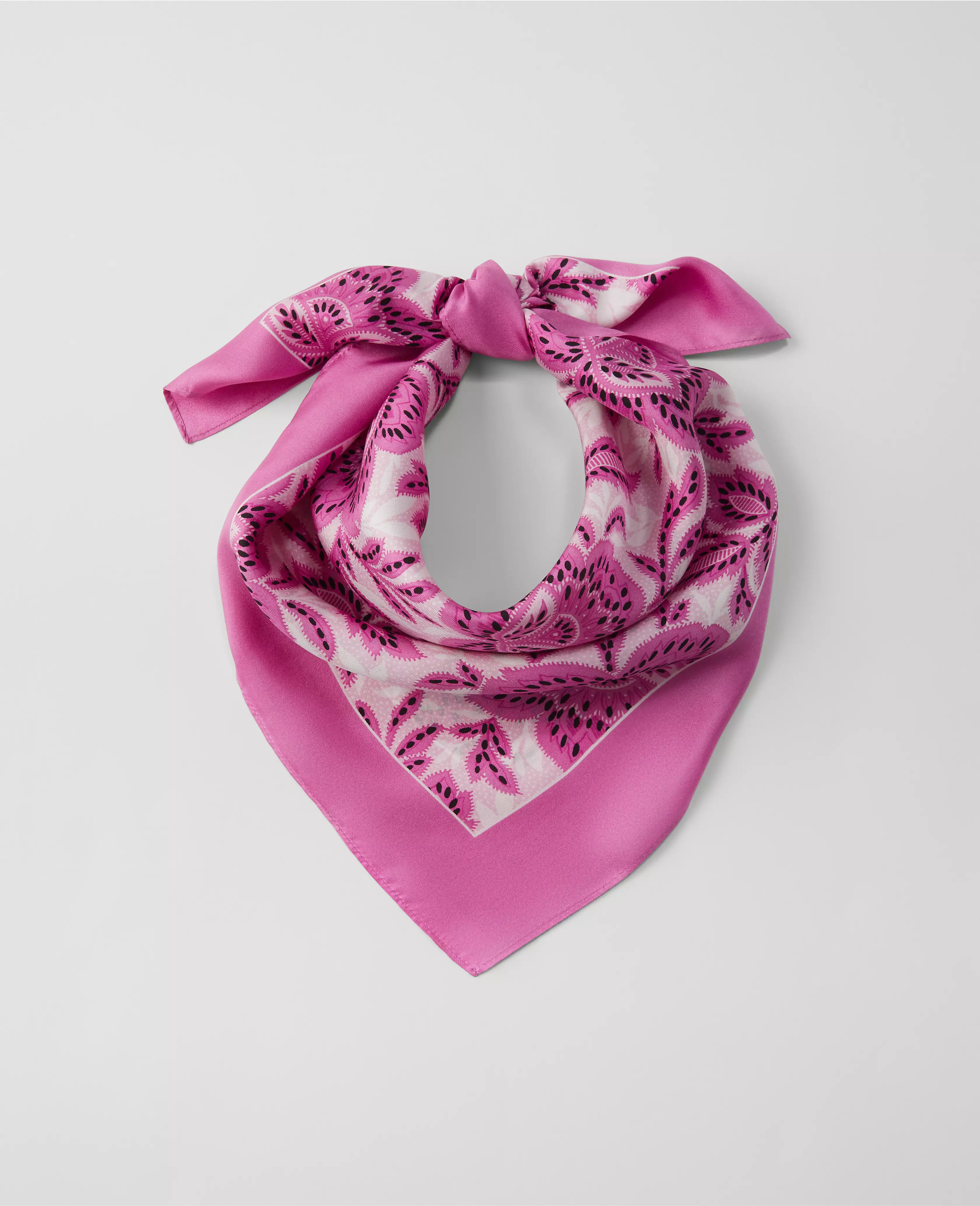 Floral Silk Little Scarf | Ann Taylor