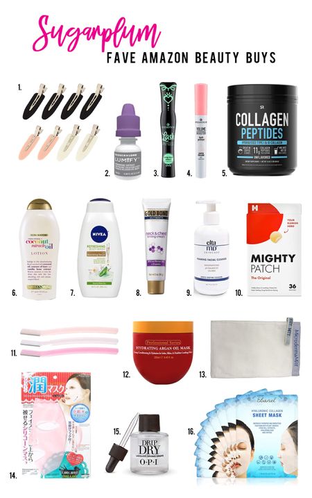 My fave Amazon Beauty Buys, several on sale during Prime Day Early Access! #sugarplumbeauty #amazonprime #primedayearlyaccess

#LTKbeauty #LTKsalealert #LTKunder50