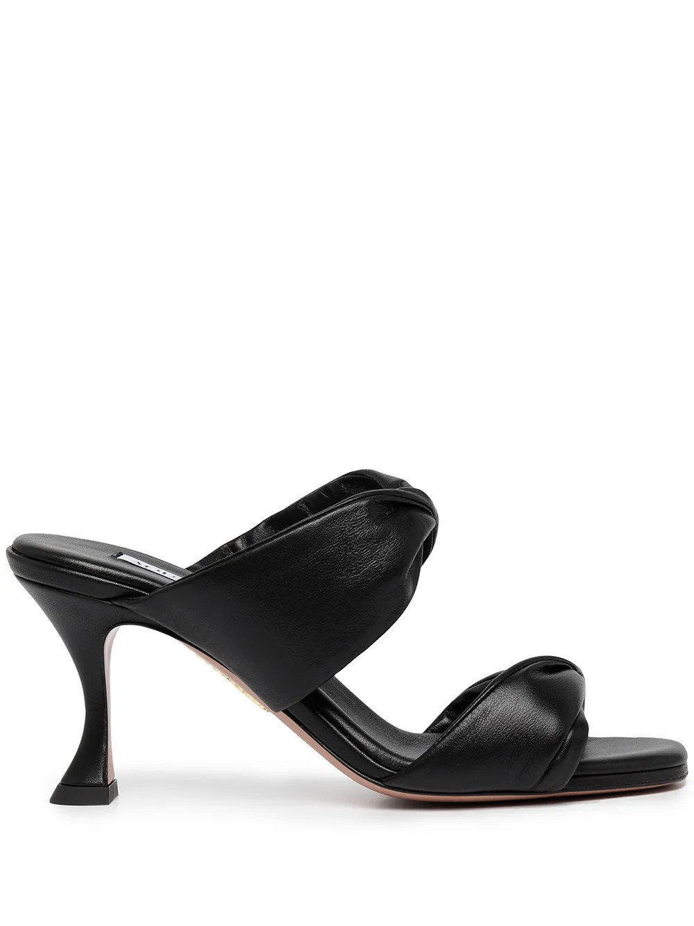 Aquazzura Strapped Open Toe Sandals | Black | FARFETCH TR | Farfetch Global