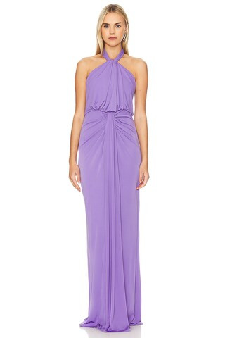 Cinq a Sept Kaily Gown in Plum Burst from Revolve.com | Revolve Clothing (Global)