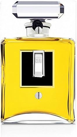 Trendy Accessories Decorative Perfume Bottle Image Design Print Pattern Plastic Light Switch Wall... | Amazon (US)