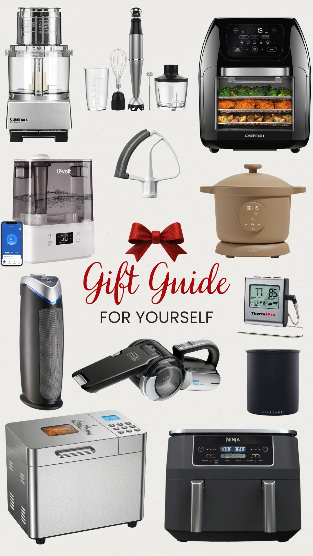 Post Christmas gift guide for yourself 🎁✨ The best way to spend gift cards and gift money! Like these practical kitchen and home upgrades you’ll use every day. From a bread maker and air fryer to a humidifier and dust buster, these are smart splurges that make life easier. 

 #LTKGiftGuide #LTKfoodie #LTKHome
