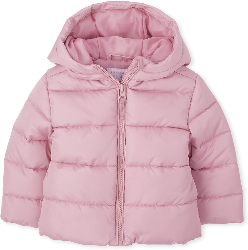 The Children's Place Baby and Toddler Girls' Medium Weight Wind-Resistant, Water-Resistant Puffer... | Amazon (US)