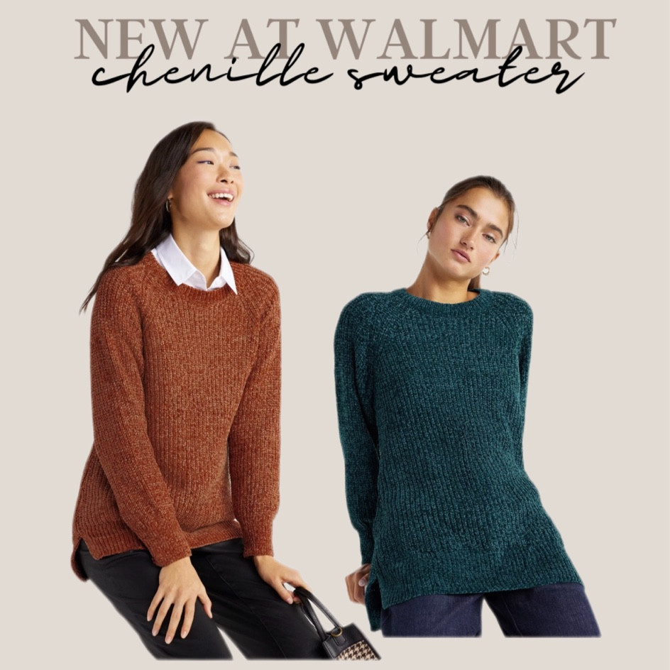 Walmart 2025 chenille sweater