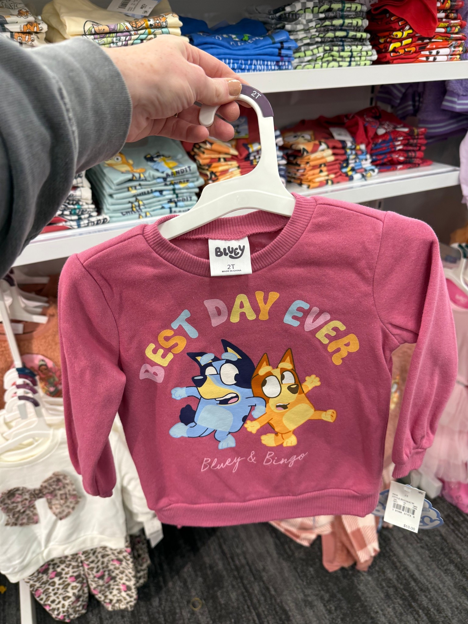 I can’t handle the cuteness 🥹✨ This Bluey sweatshirt is a must-have for your little one’s wardrobe!🧡🩵

#LTKKids #LTKItBag #LTKFamily