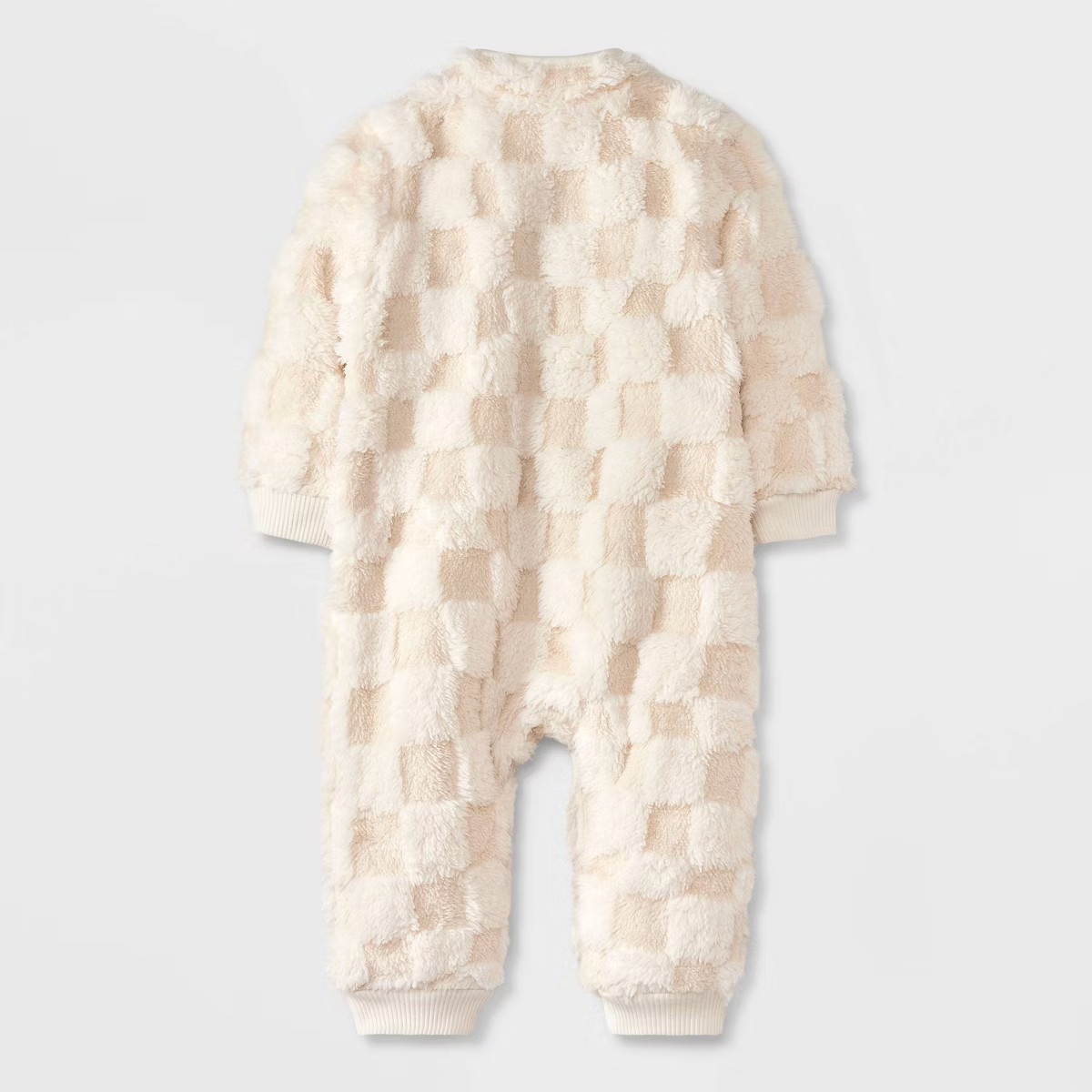 Baby Shearling Romper - Cat & Jack™ Cream 3-6M | Target