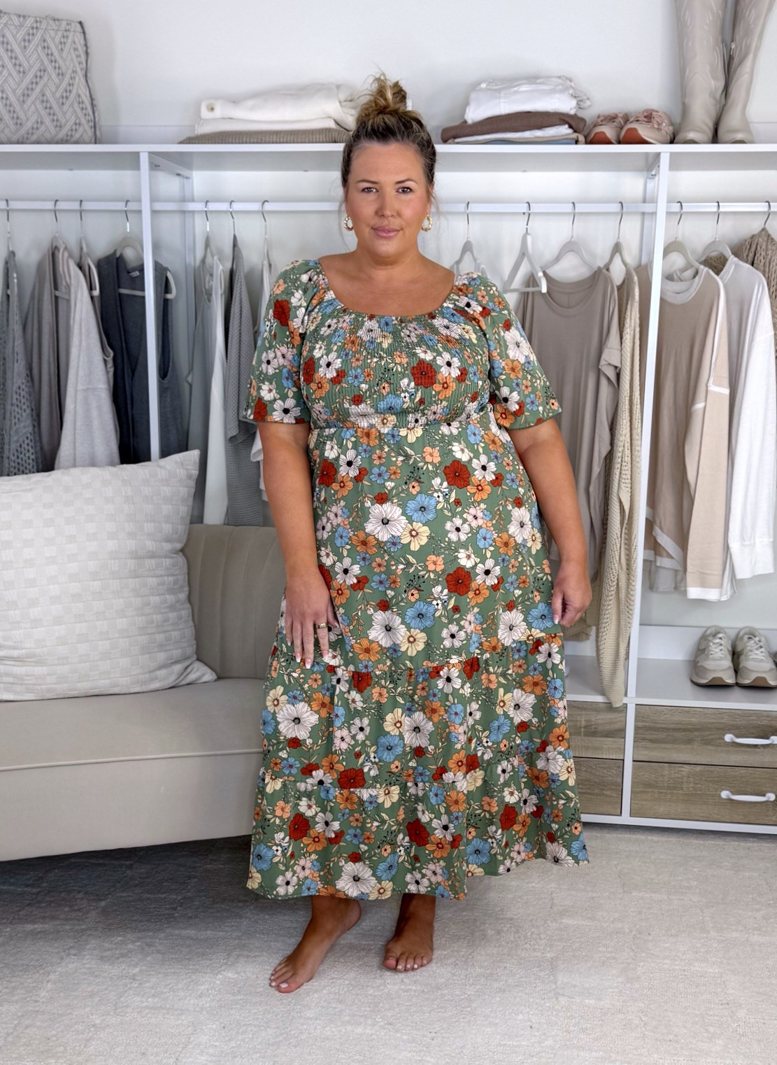 Amazon fall fashion! Wearing a 2X in everything! I’m wearing an 18W in the third dress and would size up. Plus size, outfit inspo, apron belly, fall fashion, mom life

#LTKActive #LTKMidsize #LTKSeasonal