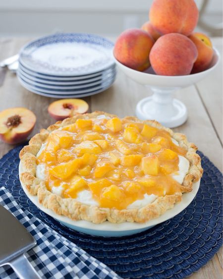 Today I’m sharing my homemade Fresh Peach Pie with Cream Cheese filling. A great dessert for Father’s Day!

#LTKSeasonal #LTKhome