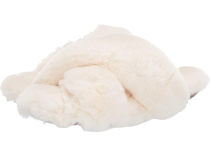 Fuzzy Crossed Slipper | Zappos