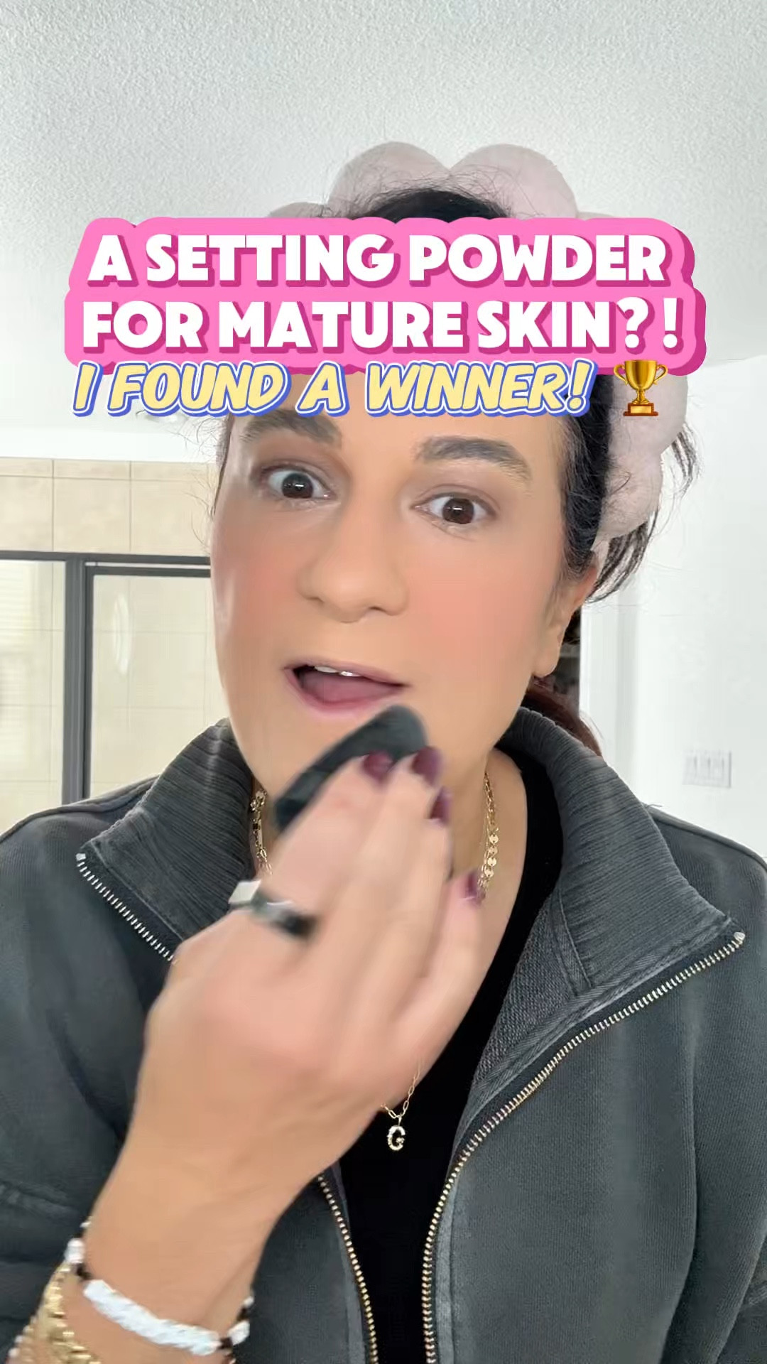 When a powder does more than just set – it's pure magic for mature skin! 🌟 The Polite Society More Than A Pretty Powder in Brightening Peach has me glowing without that cakey, dry look. Smooth, flawless, and just the right touch of brightness! 🙌✨ **This is NOT SPONSORED!**



#MatureSkinApproved #PoliteSocietyBeauty #46andGlowing #FlawlessFinish #SettingPowderMagic @politesocietybeauty #makeuptutorial #makeupformatureskin #over40makeup #over50makeup #blurredskin #bestsettingpowder #peachpowder #dryskin #settingpowder #makeupreview #bestmakeup #fyp #foryoupage #grwm

#LTKFindsUnder50 #LTKBeauty #LTKGiftGuide