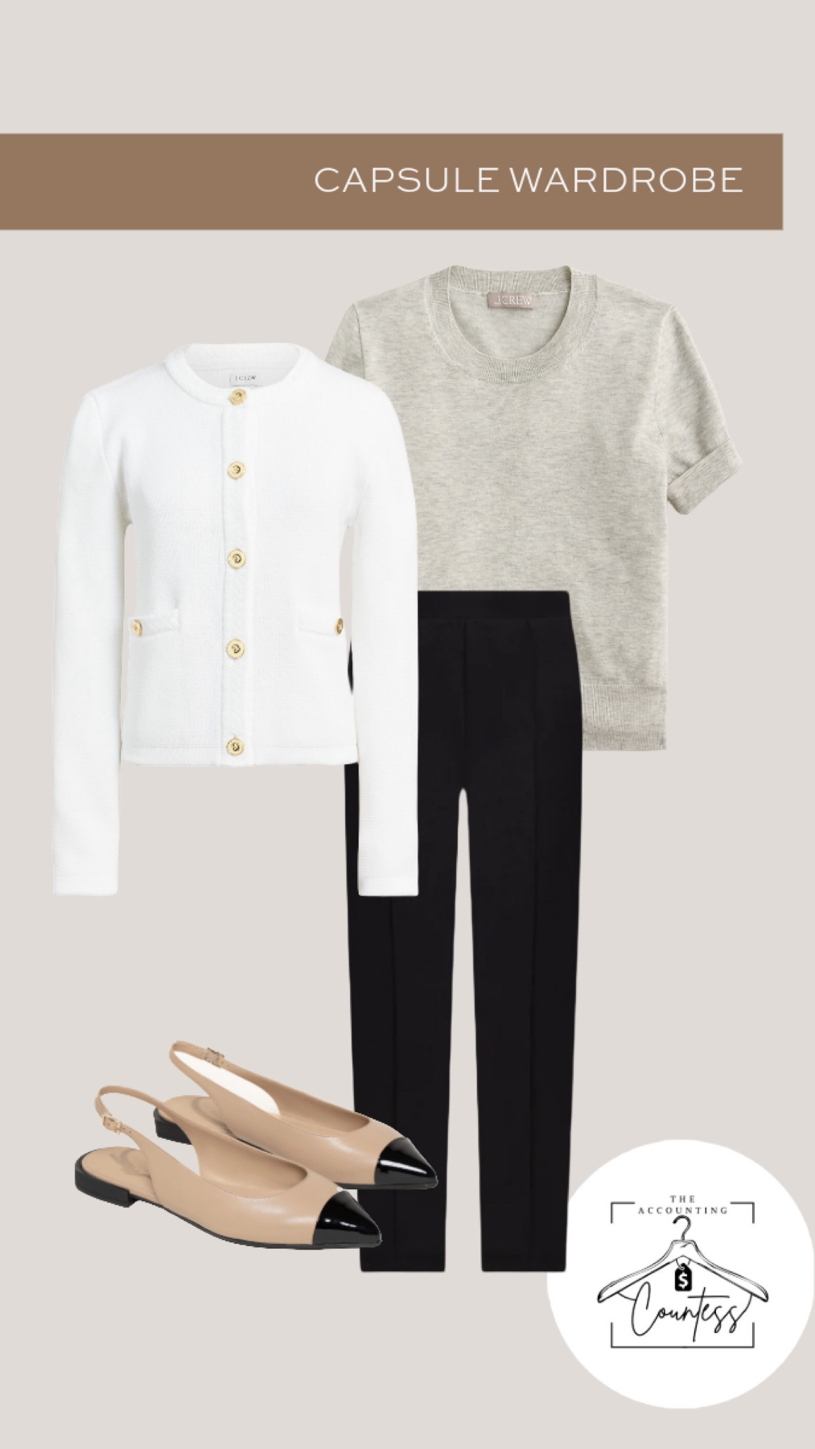 Summer capsule wardrobe outfit 

#LTKShoeCrush #LTKWorkwear #LTKSeasonal