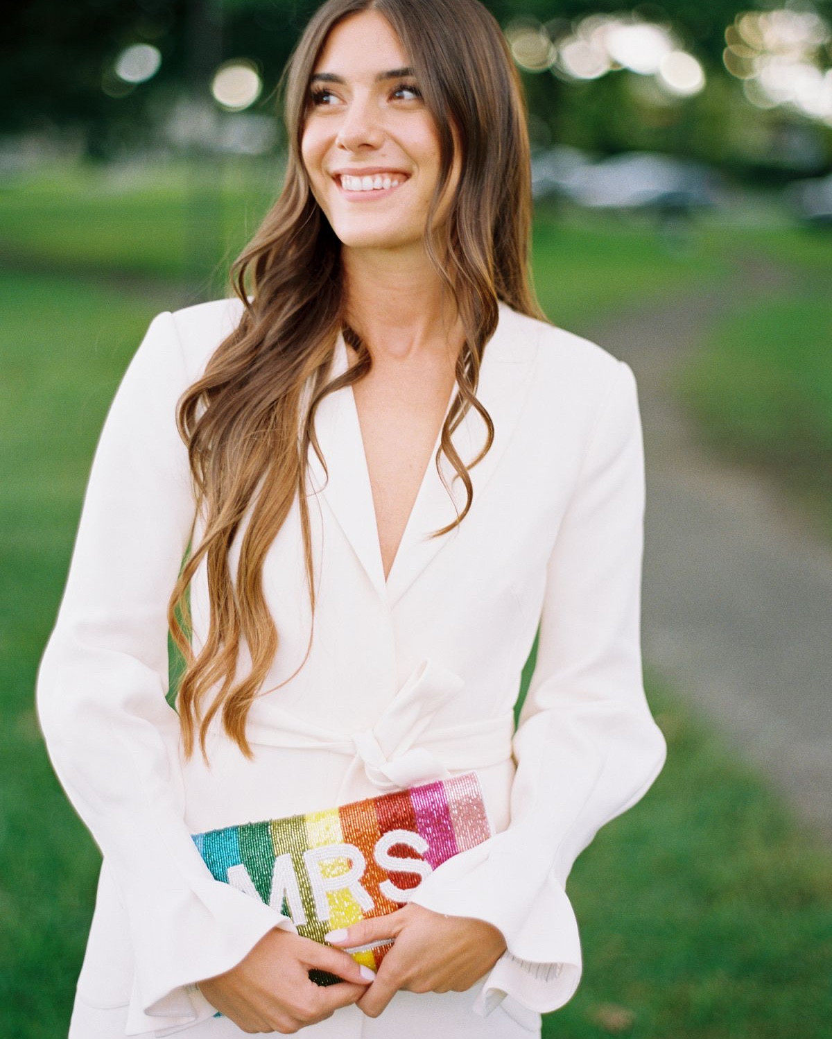 If you're anything like us, you don't need an excuse to buy a new purse, but if you did, well there are plenty of occasions to treat yourself during your bridal era. From your engagement shoot and bachelorette party, to your rehearsal dinner and the big day itself, you'll need a cute bridal bag to keep your essentials close to hand. Whether you want a traditional white embellished clutch, classic leather envelope purse or a fun statement handbag, discover inspiration from these stylish brides and our edit of the best 15 bridal bags for 2024.

#LTKItBag #LTKParties #LTKWedding
