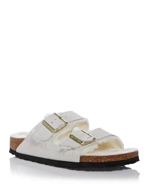 Birkenstock Women's Arizona Shearling Slide Sandals  | Bloomingdale's Birkenstock Shop All | Bloomingdale's (US)