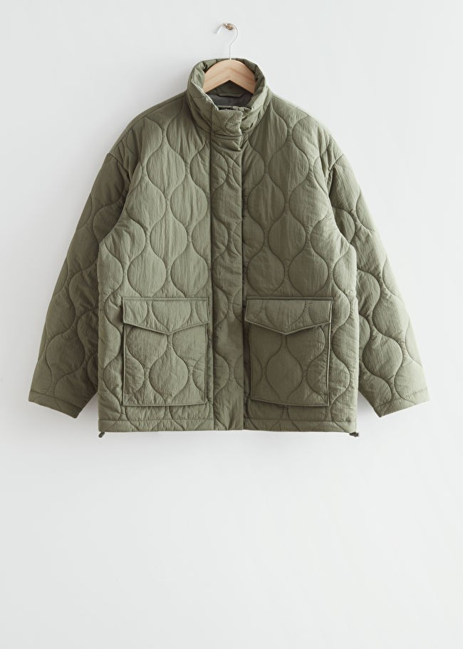 Oversized Quilted Zip Jacket | & Other Stories (EU + UK)