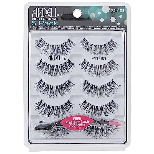 Ardell Black Wispies Eyelashes, 5 Pack | Amazon (US)