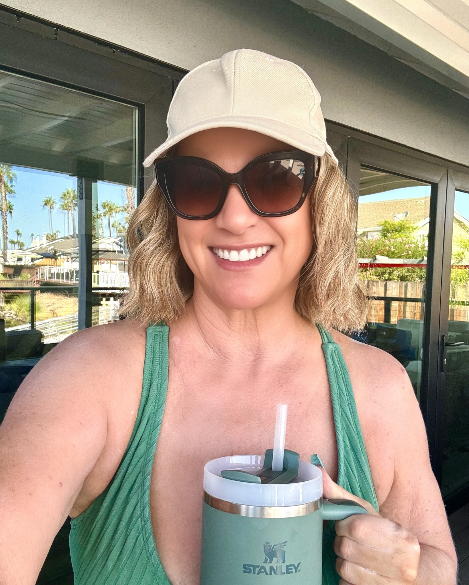 I finally found a hat wig that I wouldn’t mind getting wet, while I’m floating in the water. If it falls in, no problem, I’d just fish it out, put it back on, and carry on! I will probably buy a few more! They’re functional, practical, and pretty darn cute! 😍🙌💕 Super affordable too! 

#LTKMidsize #LTKOver40 #LTKFindsUnder50