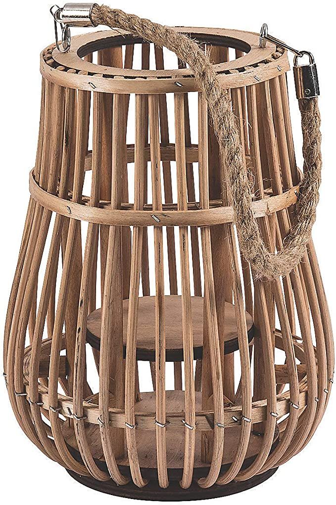 Rattan Natural Lantern with Handle - Great for Wedding and Home Decorations | Amazon (US)