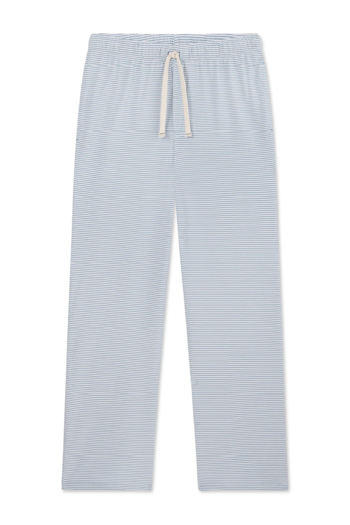 Men's Pima Sleep Pants in Anchor Blue Bar Stripe | Lake Pajamas