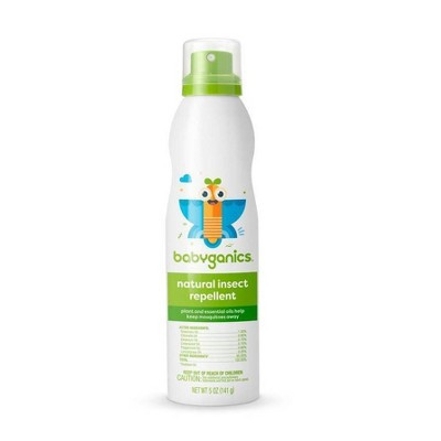 Babyganics Insect Repellent Continuous Spray 5 oz: DEET-Free, Skin-Safe for Children, Repels Mosquitoes & Gnats | Target