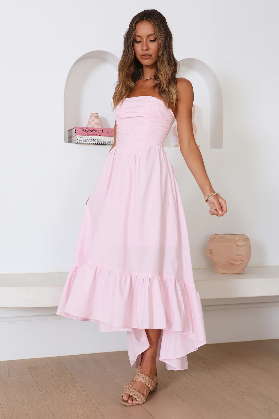 Love In The Summer Maxi Dress Pink | Fortunate One