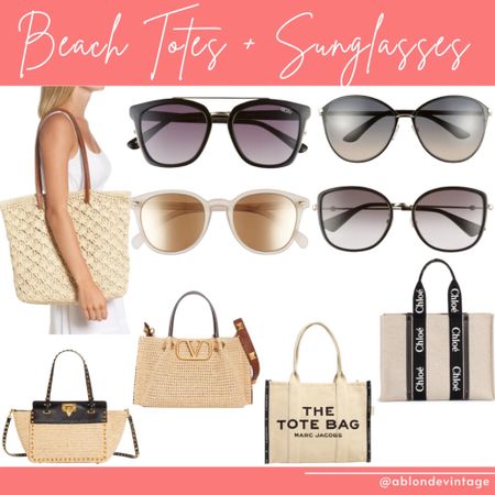 Vacation Necessities! Vacation sunglasses, vacation tote bags. #vacation #sunglasses #totebags #beachbags

#LTKunder100 #LTKtravel #LTKsalealert