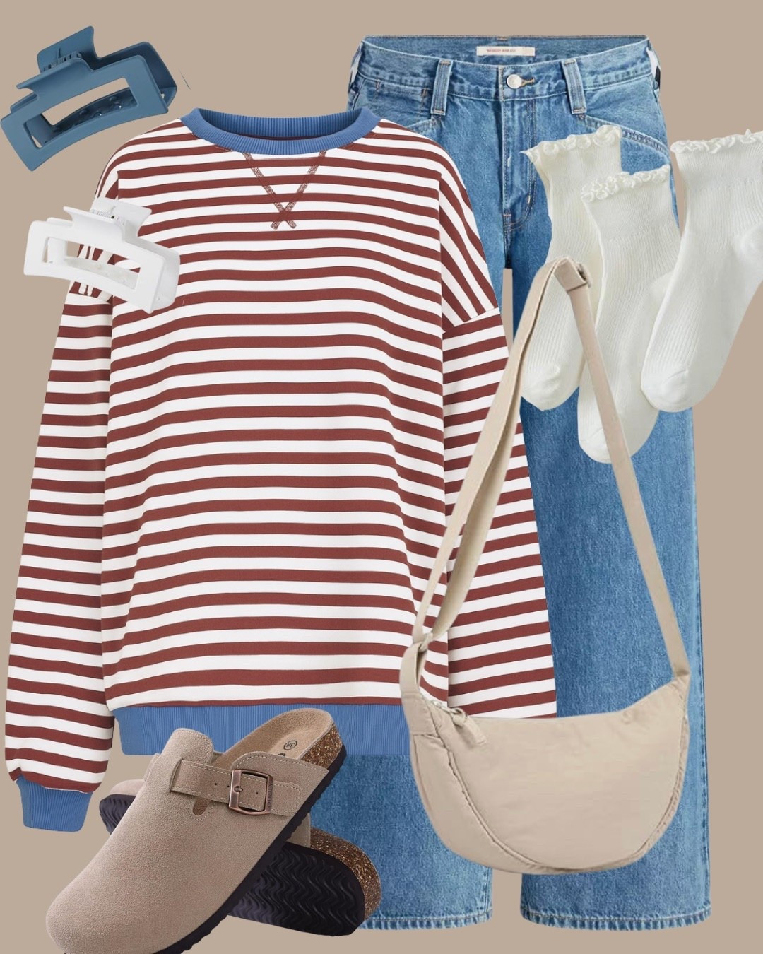 UEU Women Oversized Striped Crewneck Sweatshirt Long Sleeve Color Block Pullover Tops Casual Loose Workout Shirt,
Nylon Crescent Crossbody Bag for Women Purses Trendy Men,Small Travel Sling Bag Hobo,
KIDMI Genuine Suede Clogs for Women Cork Footbed Sandals Leather Mules Potato Shoes with Arch Support,
Trendy Queen Oversized Sweatshirt for Women 2025 Fall Crewneck Striped Long Sleeve Shirts Hoodies Cute Top Y2K Outfits,
Levi's Womens 94 Baggy Wide Leg Jean (Also Available in Plus),
Levi's Womens Cinch Baggy,
3 Style Blue Hair Claw Clips Set - 9 pcs Medium Rectangle and Square Clips for Thick and Thin Hair Women's Accessories,
Hstyle 6 Pairs of Ruffle Socks Women, Cute Ruffle Ankle Socks

Follow my LTK @amazingfinders on the @shop.LTK app to view this post and get my exclusive app-only content!

#liketkit 
@shop.ltk
https://liketk.it/5rPC0

#LTKStyleTip #LTKActive #LTKSeasonal